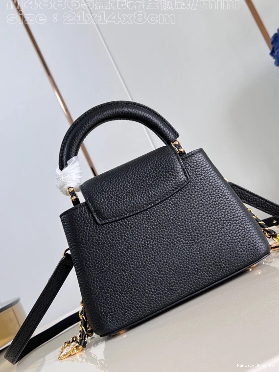 Cheap MINI-21*14*8CM CAPUCINES LOUIS VUITTON 0720
